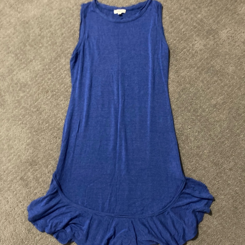 Max Studio blue tank dress
